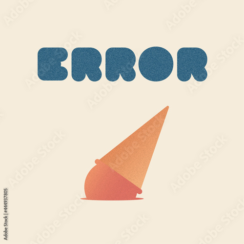 dropped ice cream page for error