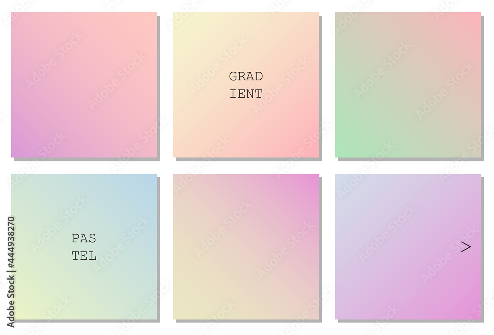 Beautiful set of square social media templates