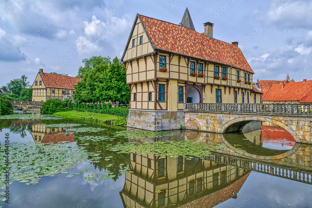 Mittelalterliche Wasserburg in Burgsteinfurt