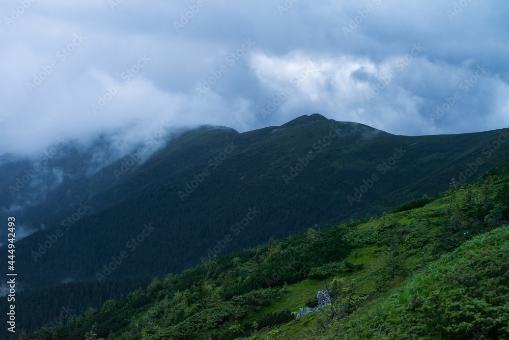 Thunderstorm in Carpathian Mountains Thunderstorm in Carpathian Mountains