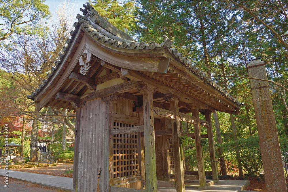 Naklejka premium 秋の大興善寺「仁王門(山門)」