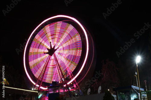 ferris wheel at night adana lunaparkta gece 