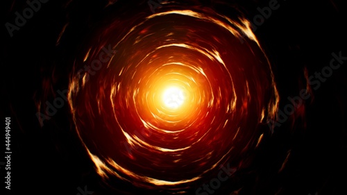 Glowing Red Spiral Energy Background