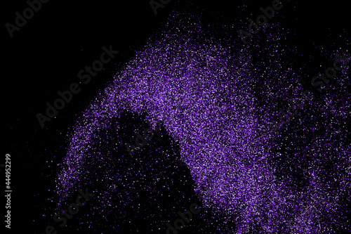 Quadro em tela Purple explosion of confetti