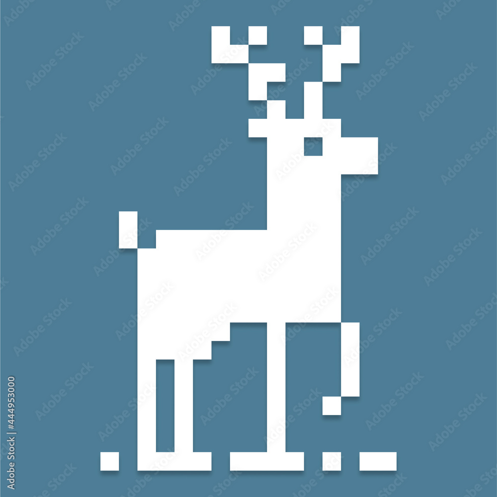 deer pixel art deer pixel art
