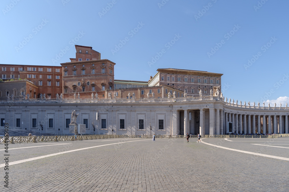 Saint Peter's Square in Vatican City, Italy, Rome