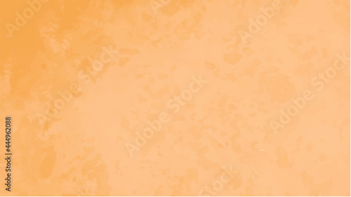 Orange watercolor background for textures backgrounds and web banners design © BoszyArtis