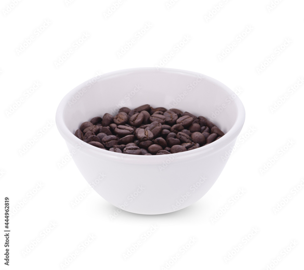 coffee beans isolated on white background coffee beans isolated on white background
