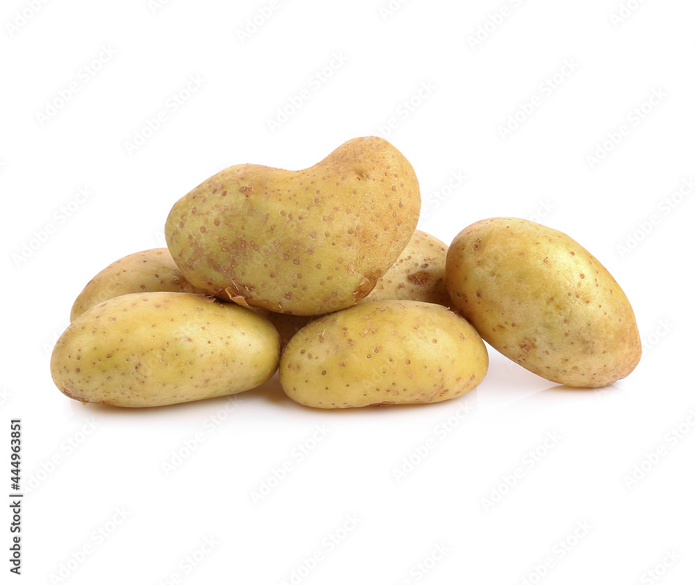 Potatoes isolated on white background Potatoes isolated on white background