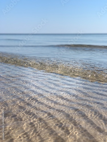 waves on the beach