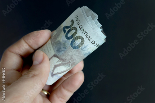 200 reais. Brazilian Money Bills.