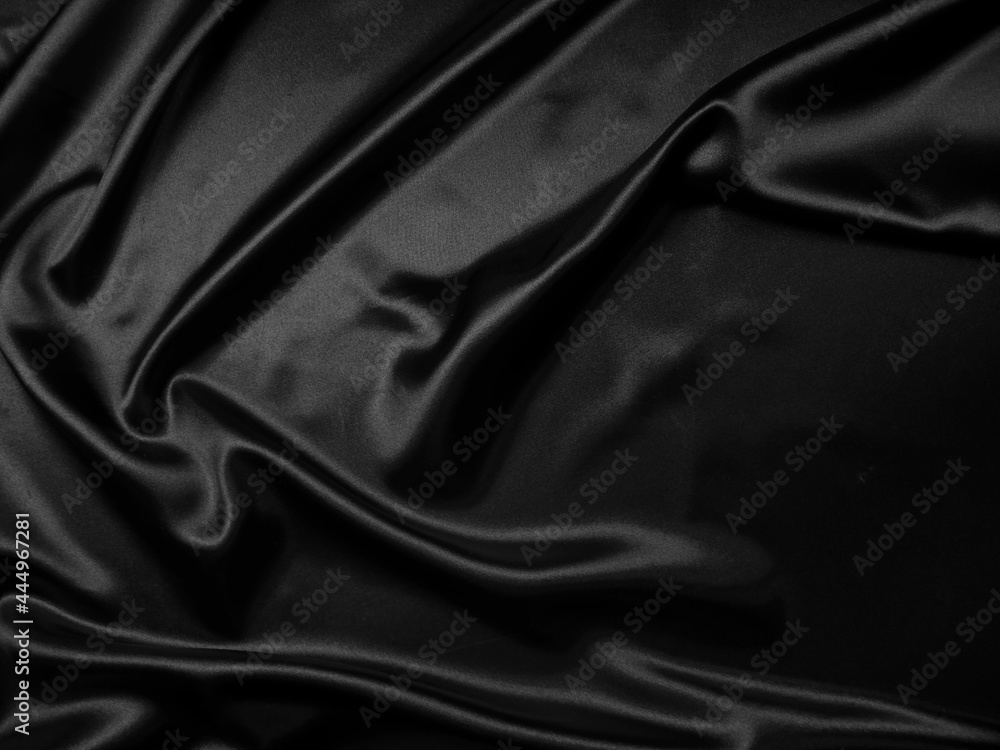 Fototapeta premium Black cloth texture background