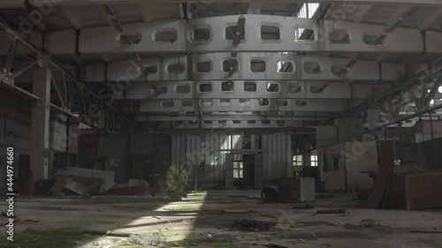 Wallpaper Mural Abandoned Jupiter factory in Pripyat. Ruins. Chernobyl zone.  Torontodigital.ca