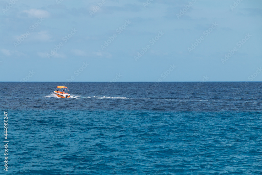 boat on the sea