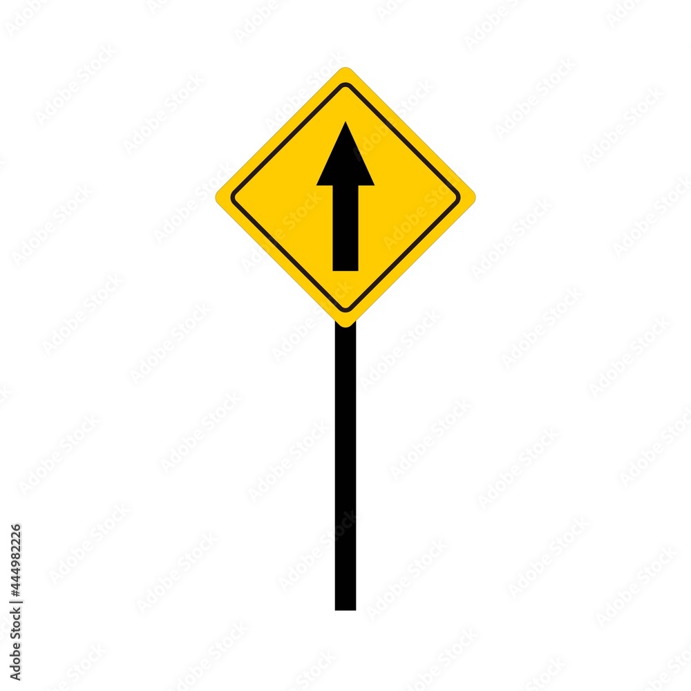 street sign with black pole icon, traffic sign icon vector symbol street sign with black pole icon, traffic sign icon vector symbol
