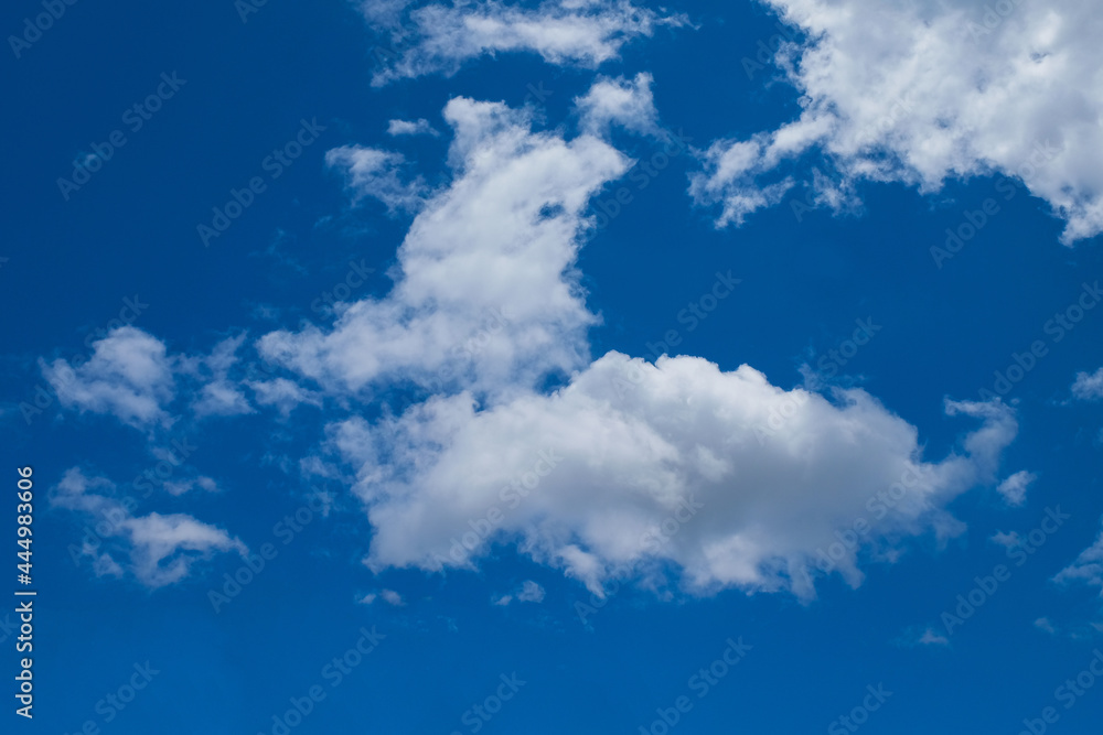 Obraz premium Blue sky background with clouds ,sky scape.