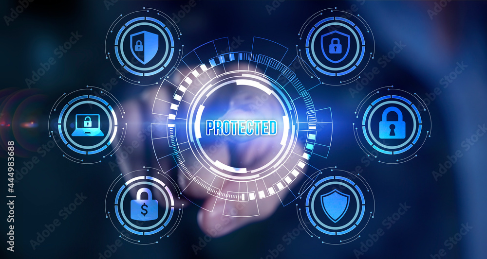 Internet, business, Technology and network concept. Cyber security data protection business technology privacy concept. Internet, business, Technology and network concept. Cyber security data protection business technology privacy concept.