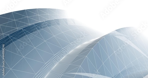 modern architecture digital background 3d