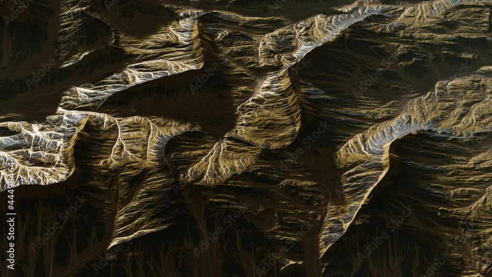 View of the alien planet landscape View of the alien planet landscape