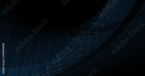 abstract geometry architectural 3d drawing 