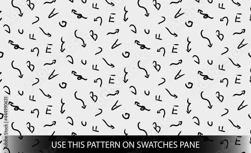 hand scribble pattern Vector Illustration Background For Scrapbook, Flyers, Posters, Web, Greeting Cards. Vector eps CC