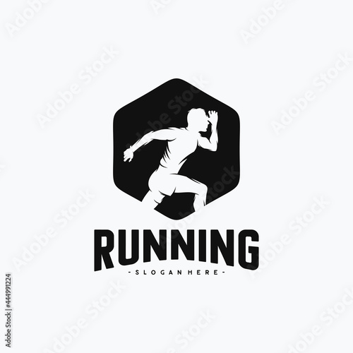 Run Logo Design vector logo design