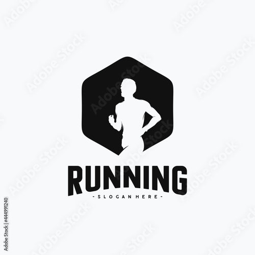 Run Logo Design vector logo design