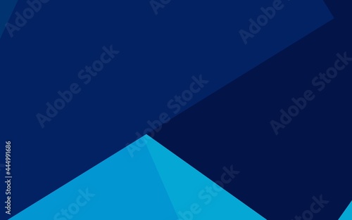 Dark BLUE vector Lowpoly Background with copy-space. Used opacity mask.