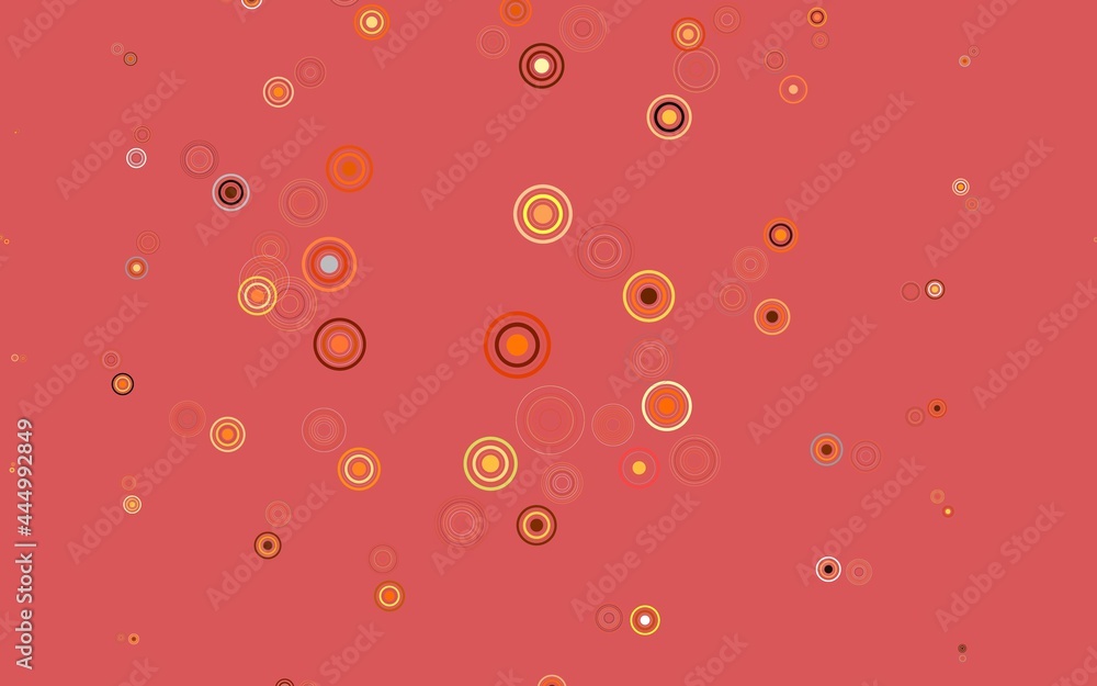 Light Red vector background with bubbles. Light Red vector background with bubbles.