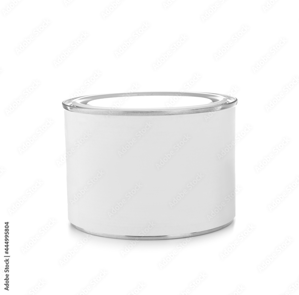 Blank can of paint isolated on white Blank can of paint isolated on white