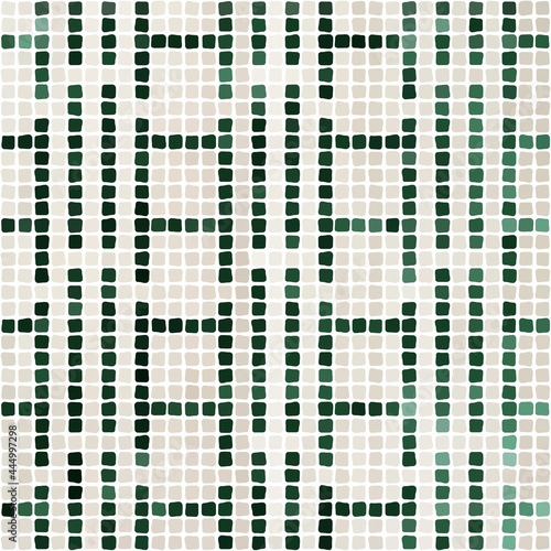Pattern of mosaic in a modern style.