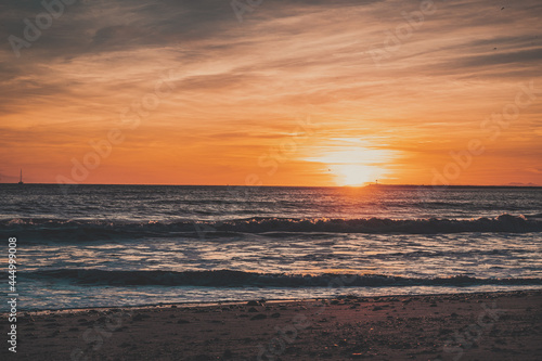 Sunset over Beach © Christophe