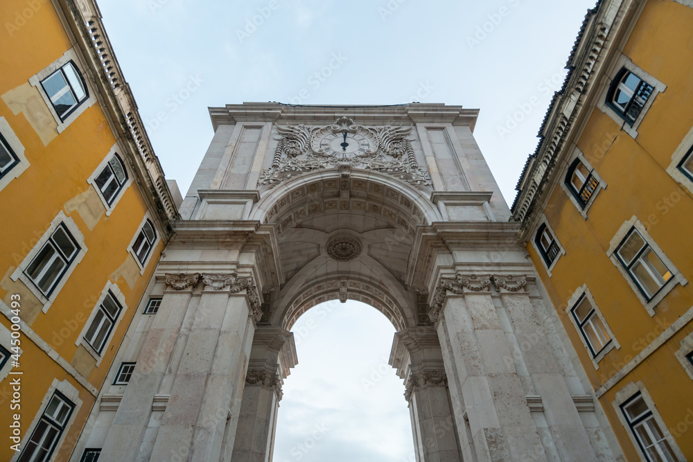 Obraz premium Praça do Comércio, Lisbon, Portugal on December 16, 2016.