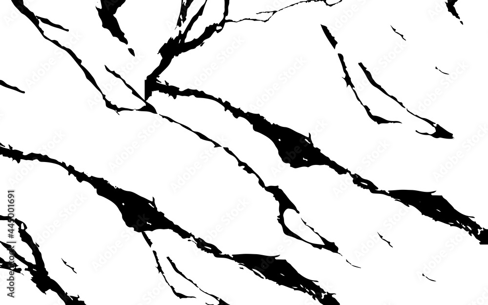 Marble vector background texture black and white. Hand drawn texture. Modern graphic design.