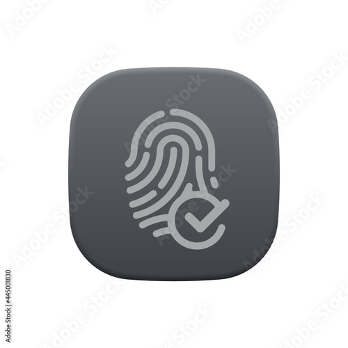Verified Fingerprint - Sticker