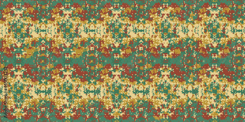 Aged vintage wallpaper texture. Seamless texture of fabrics. Vector illustration