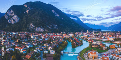 Obraz na płótnie Interlaken, Switzerland w salonie