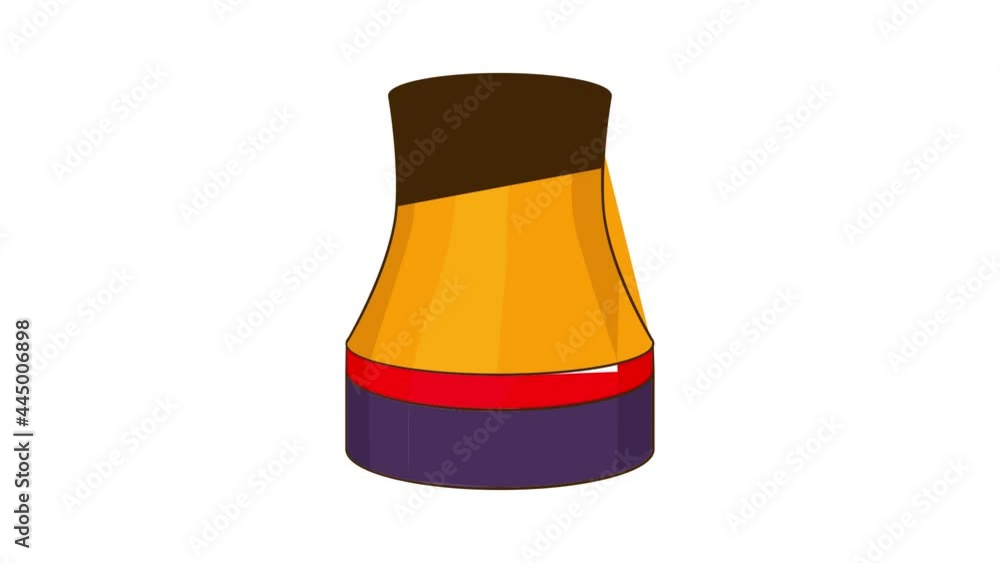 Cooling tower icon animation cartoon best object isolated on white background Cooling tower icon animation cartoon best object isolated on white background