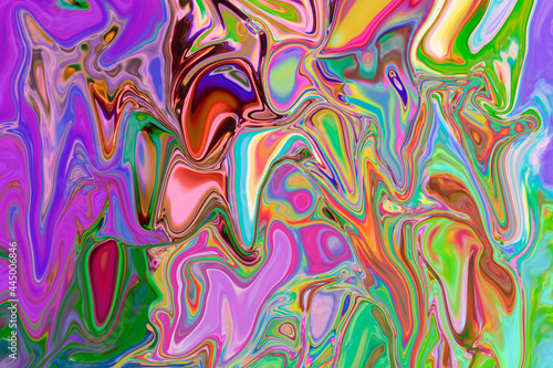 Abstract multicolored liquid texture background