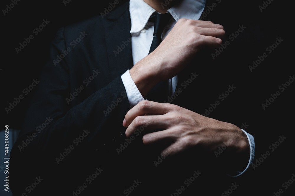 professional modern fashion business suit setting concept, person portrait of smart confident corporate executive manager businessman, man people success in job work at office