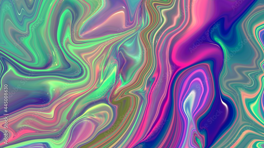 Abstract multicolored liquid texture background