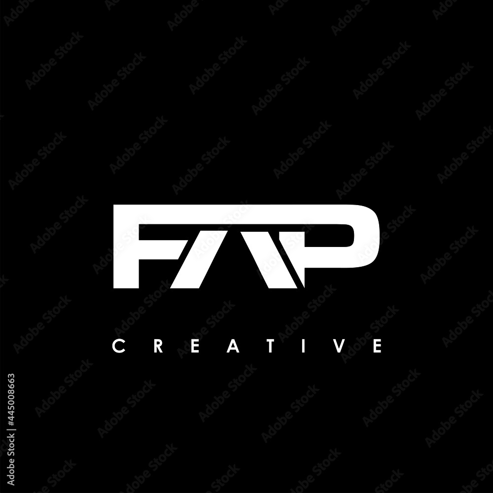 FAP Letter Initial Logo Design Template Vector Illustration