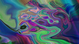 Abstract multicolored liquid texture background