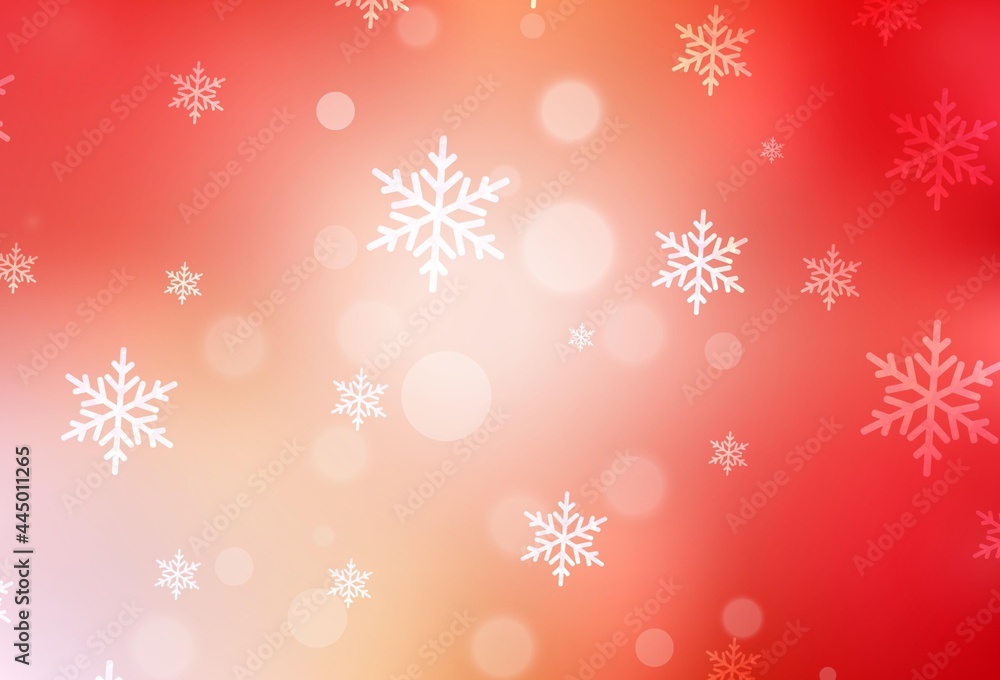 Light Red, Yellow vector texture in birthday style. Light Red, Yellow vector texture in birthday style.