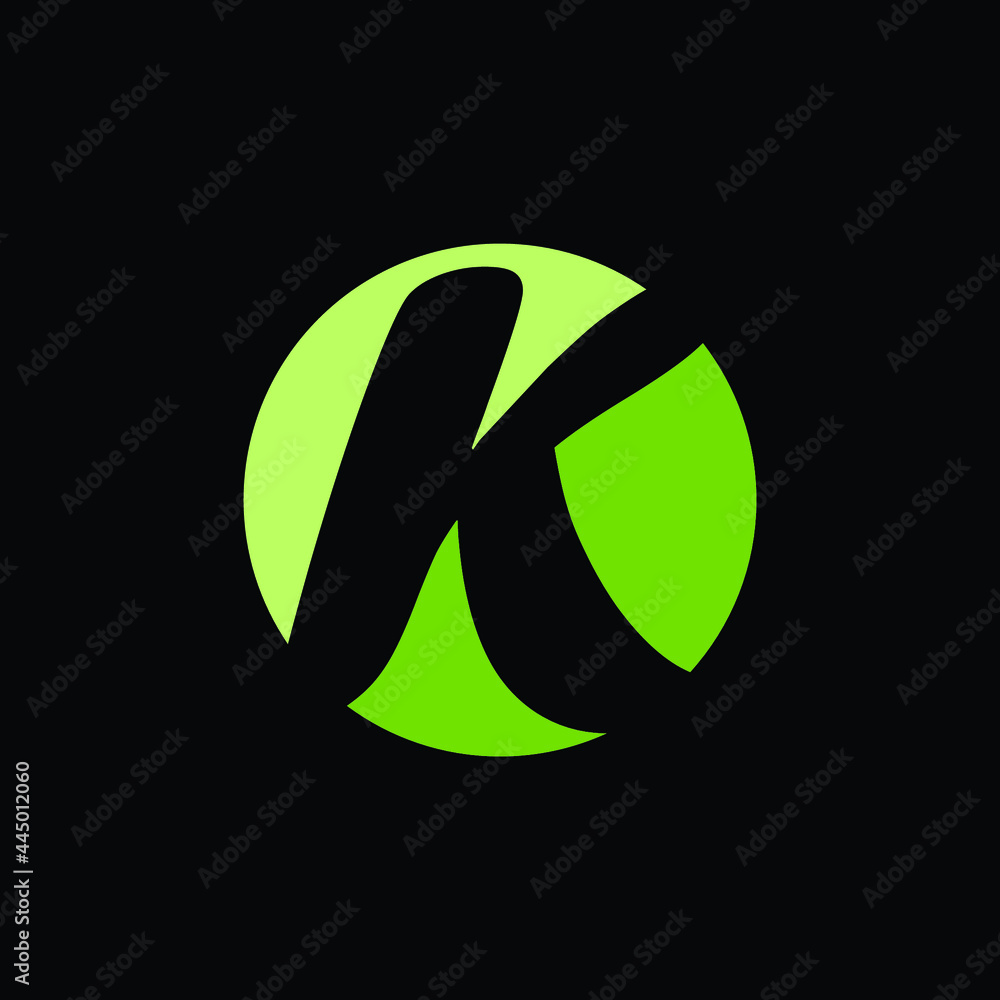 Green circle fresh design of B initial letter logo template, perfect for children, learn, typography, etc Green circle fresh design of B initial letter logo template, perfect for children, learn, typography, etc