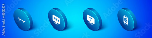 Set Isometric Skateboard, T tool, Knee pads and wheel icon. Vector