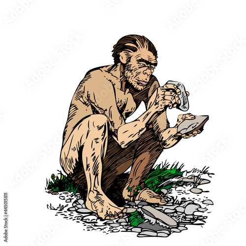Neanderthal man (Homo sapiens neanderthalensis).