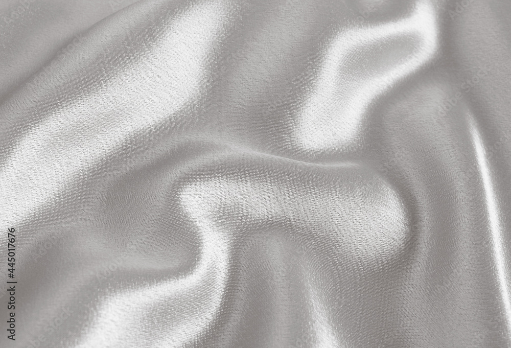 Obraz premium Draped white satin background