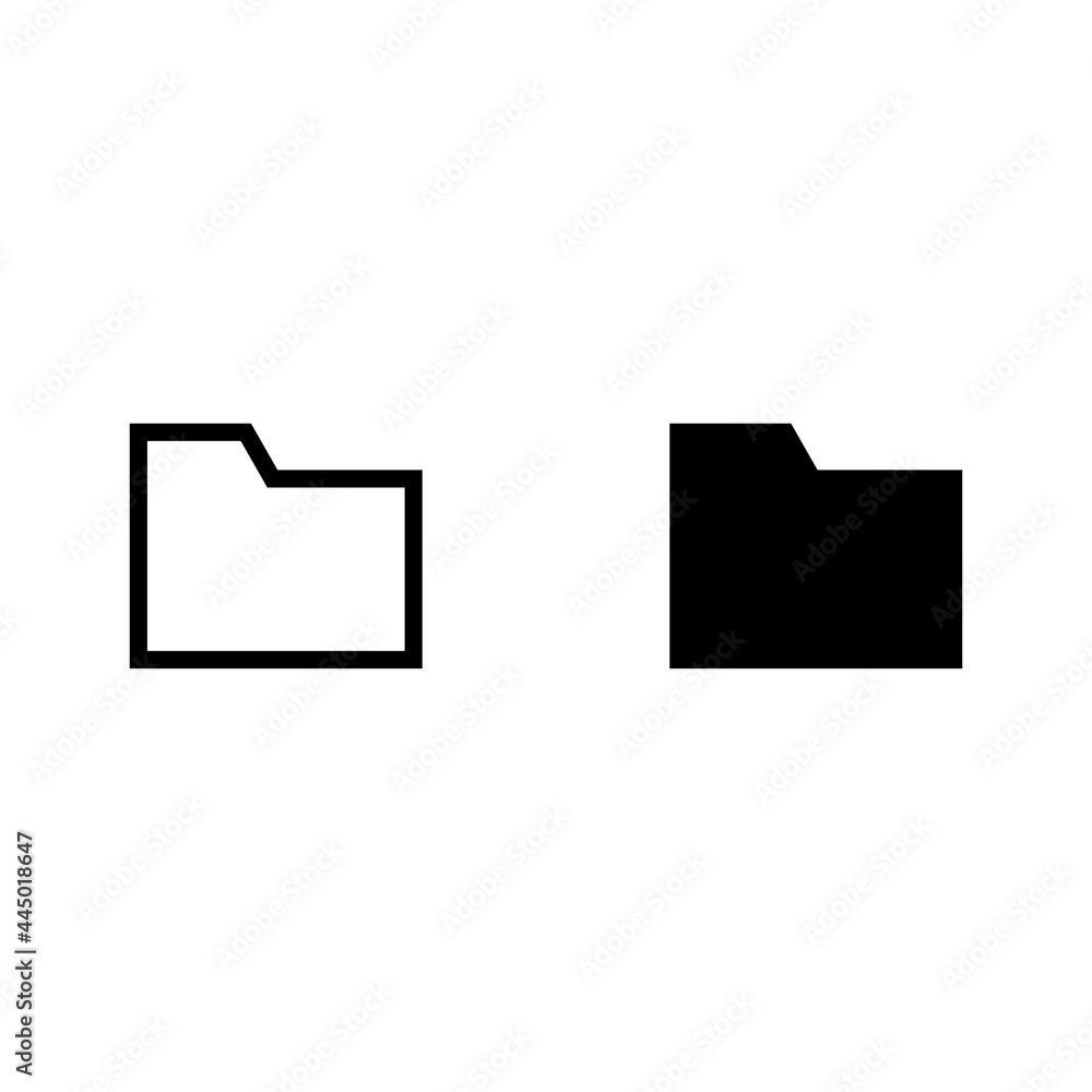 Folder icon Vector illustration Folder icon Vector illustration