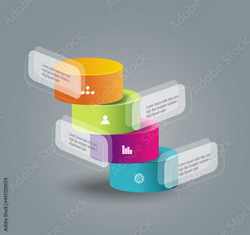 Business pie chart for documents and reports for documents, reports, graph, infographic, business plan, education